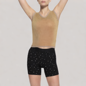 sequined vest