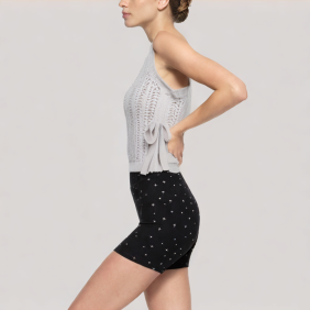 Sleeveless chunky knit vest