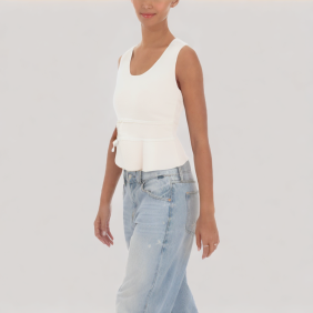 Temperament slim bow vest