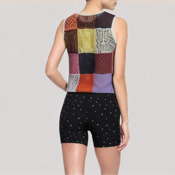 block color-block vest