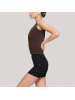 Back slit knitted vest