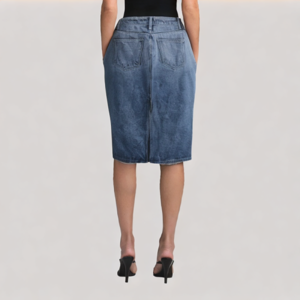 Denim Pencil Skirt