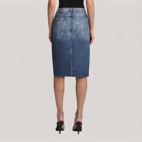 Fashion Minimalist Denim Skirt 