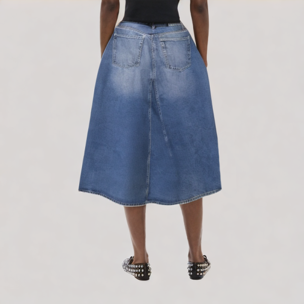 casual all-match denim skirt