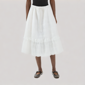 High-Waist Lace Skirt