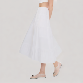 A-line layered skirt