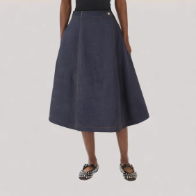 Denim Sarong Skirt