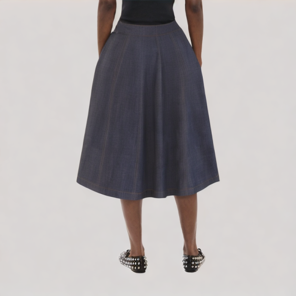 Denim Sarong Skirt