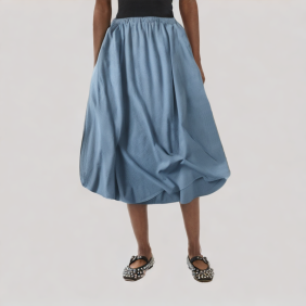 Casual Denim A-Line Skirt