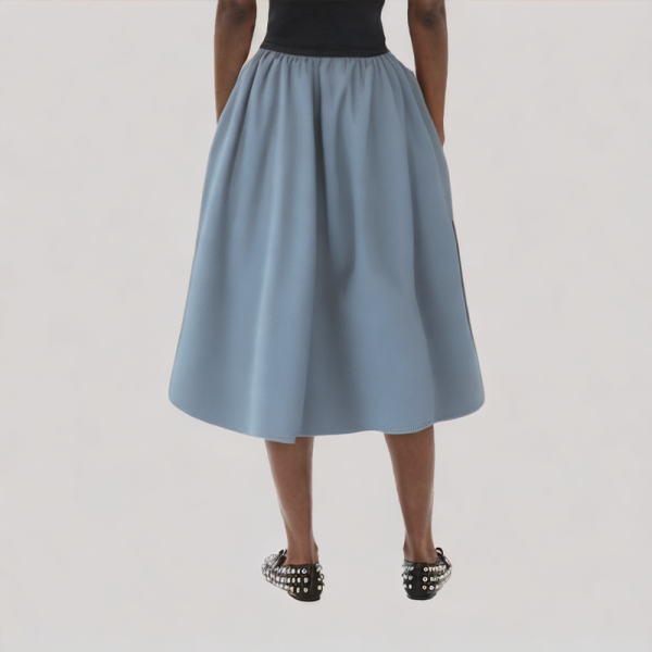 Casual Denim A-Line Skirt