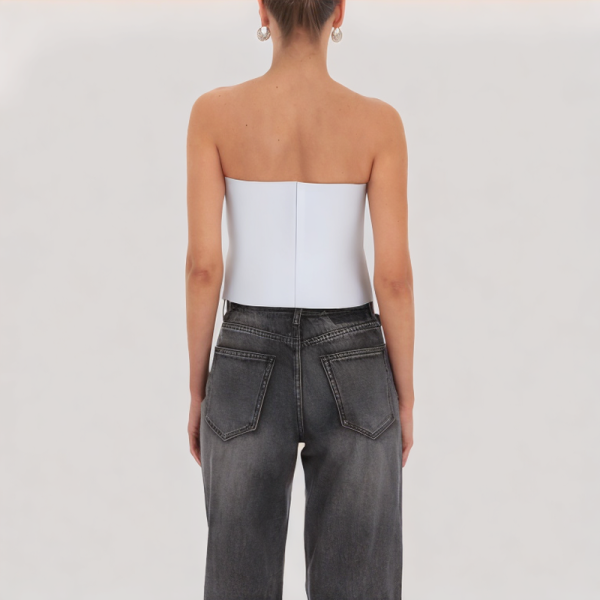 Bow off-the-shoulder top