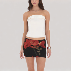French Fit Off-the-Shoulder Top