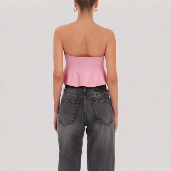 Minimalist Bowknot Off-Shoulder Top