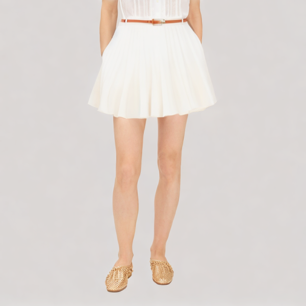 Mini pleated skirt