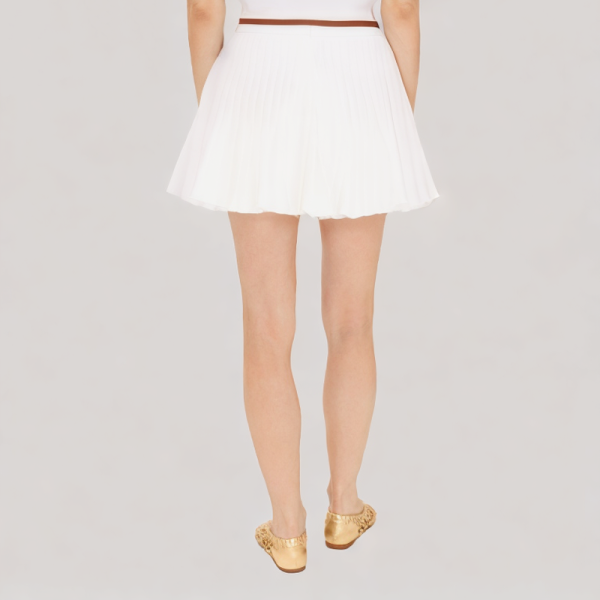 Mini pleated skirt