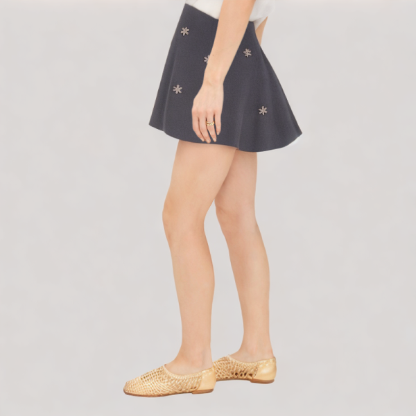 Vintage Knit Miniskirt