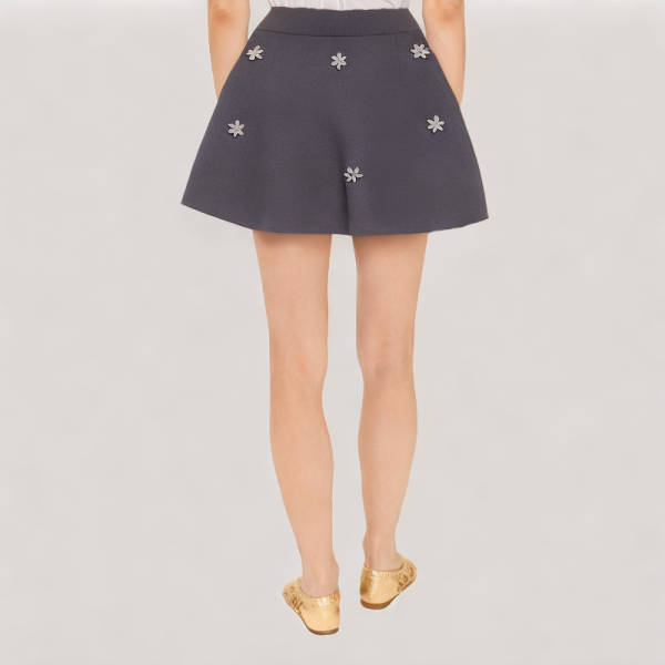 Vintage Knit Miniskirt