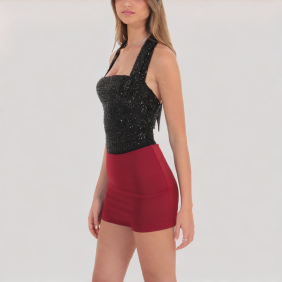 Bow A-line skirt