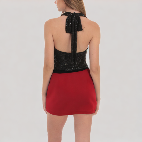 Bow A-line skirt