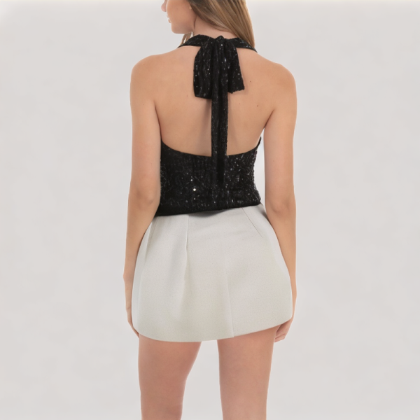 Fashion pocket hem skirt
