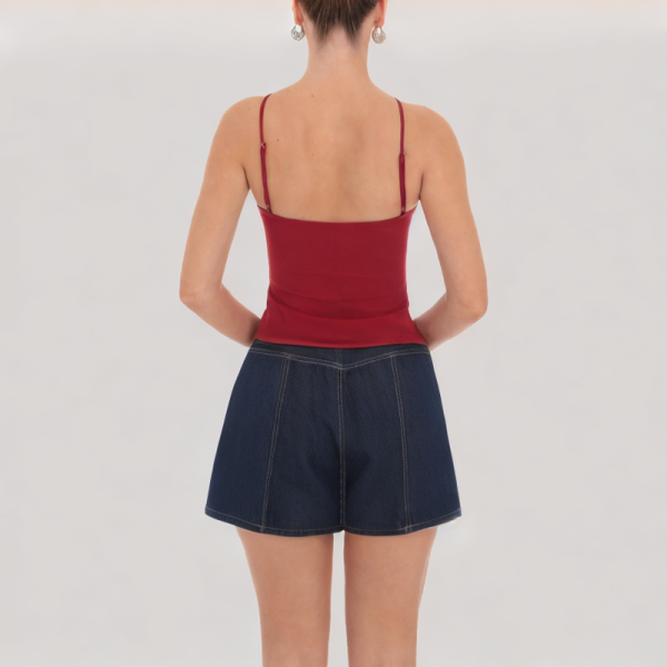 Simple denim skirt