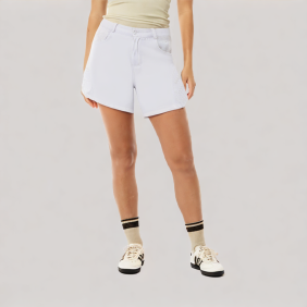 hollow embroidered shorts