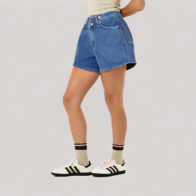 Simple_ripped_denim_shorts