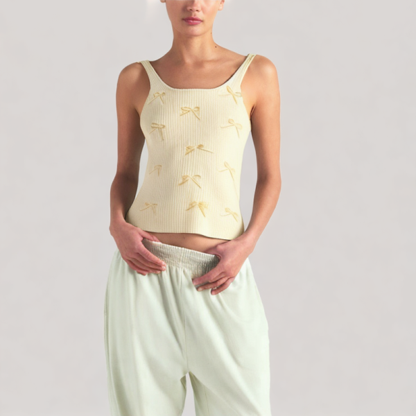 Lace Bowknot Camisole Top
