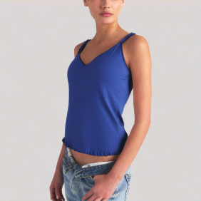 Simple V-neck camisole top