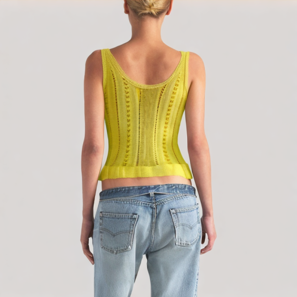 Simple knitted camisole top