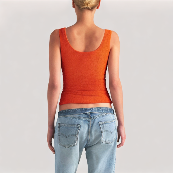 Simple sequined knitted camisole top
