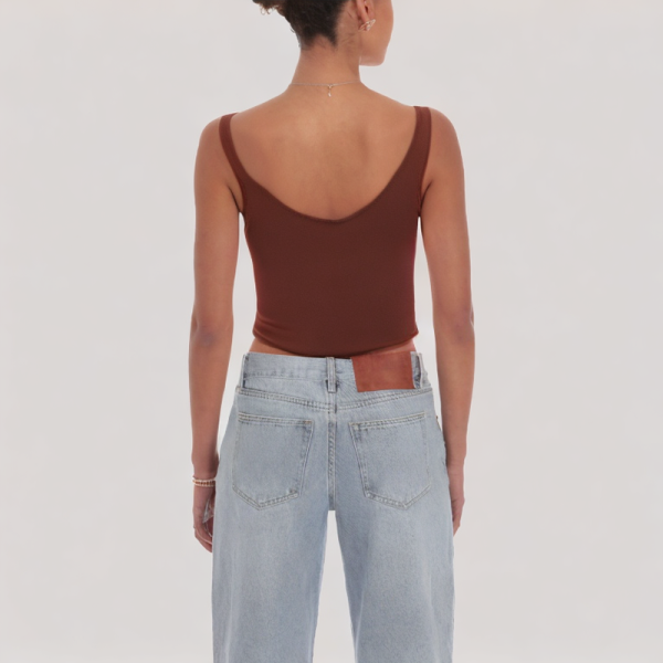 Casual Solid Color Knitted Camisole Top