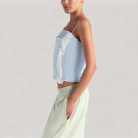 Sweet Lace Trim Camisole